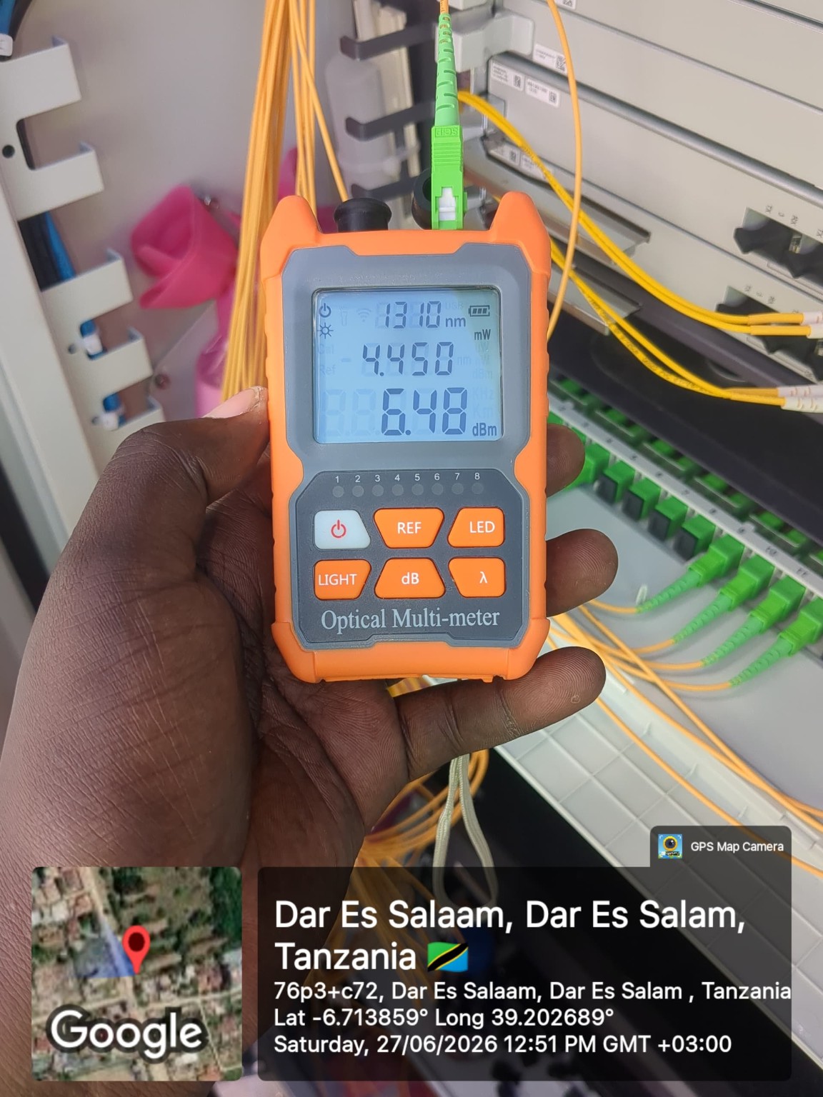 Optical power testing